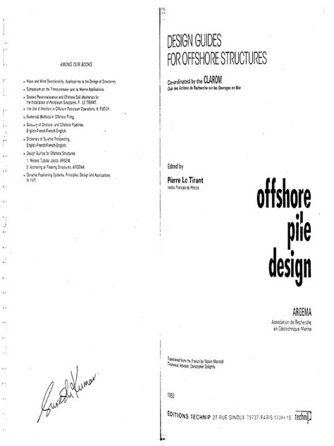 Design of Offshore Structures PDF 的图像结果