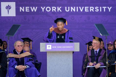 Pharrell Gives Speech at 2017 New York University Commencement