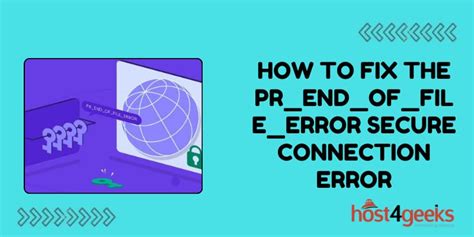 Image result for PR End of File Error Fix