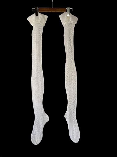 Givenchy "White lace"Knee High Socks-Deadstock- | CARBOOTS