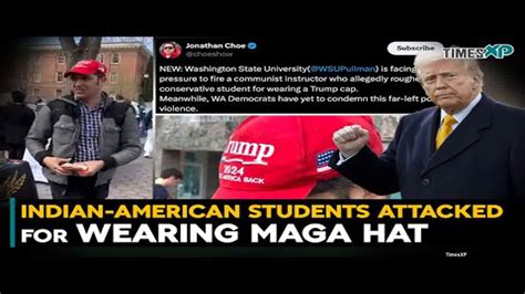 Indian-Origin student in the US attacked for wearing MAGA hat
