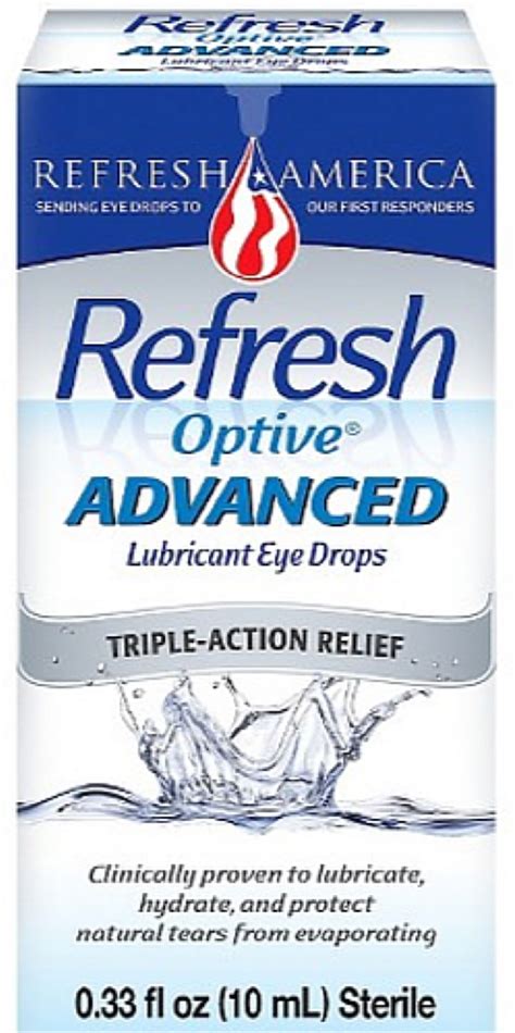 REFRESH Optive Advanced Lubricant Eye Drops - Pack India | Ubuy