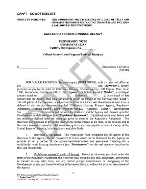 Fillable Online THIS PROMISSORY NOTE IS SECURED BY A DEED OF TRUST AND ...