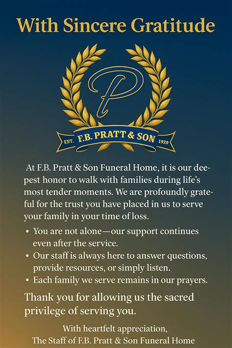 F.B. Pratt Funeral Home | Newberry SC