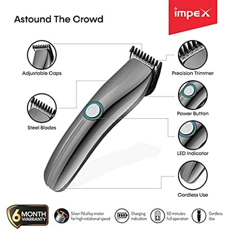 Impex Rechargeable Hair Trimmer (IHC3) — Impex Webstore