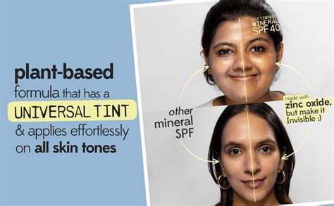 Ruby's Organics Tinted Mineral Sunscreen with SPF 40, Universal Tint ...