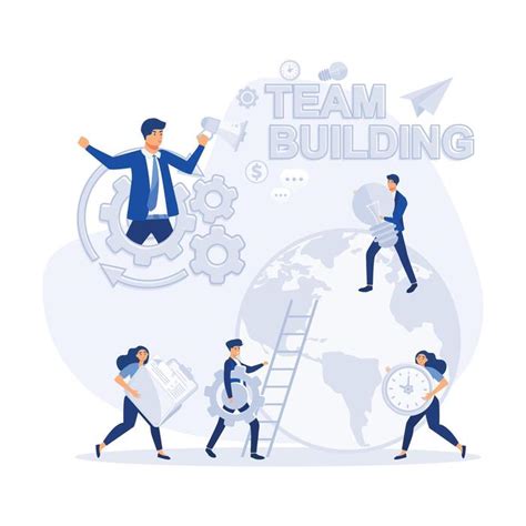 Team Building Background Design Vector 的图像结果
