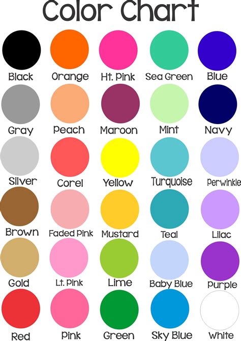 Color Name List, List Of Colors - English Grammar Here D40 | Colour names list, First christmas ...