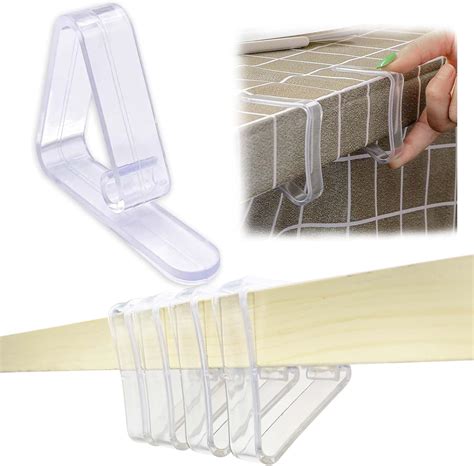 Amazon.com: 32 Upgraded Tablecloth Clips,Thicker Wider Clear Tablecloth ...