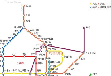 广州地铁2号线及3号线路线图。-广州地铁2号线3号线路线图