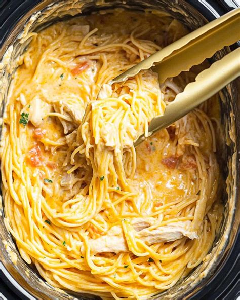 Crock Pot Chicken Spaghetti Recipe - Yumyy