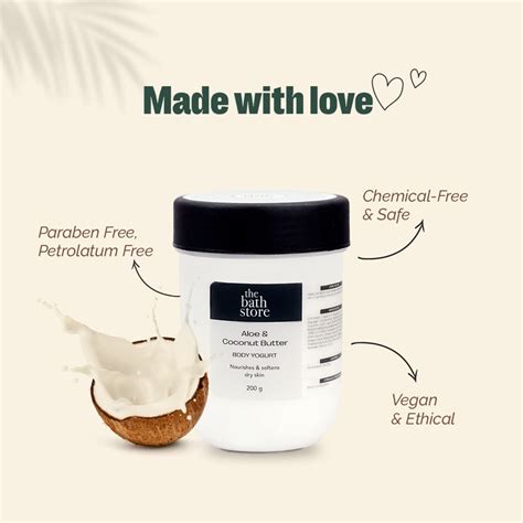 The Bath Store Aloe Butter and Coconut Butter Body Yogurt - 200gm ...