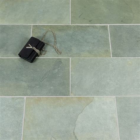 Green Mix Slate Tile Riven | Stone Deals