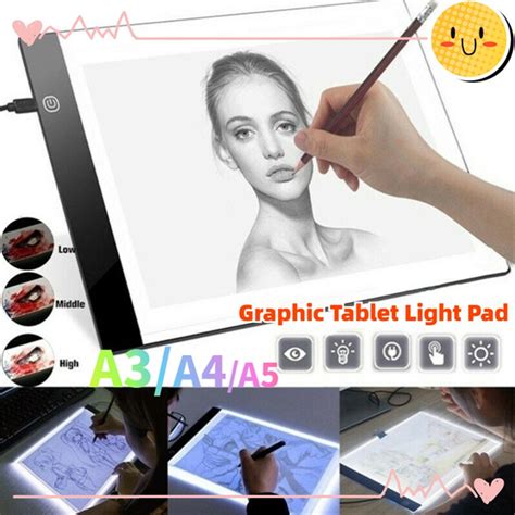 2022 New Ultra-Thin Portable LED Light Box Tracing Drawing Light Pad ...