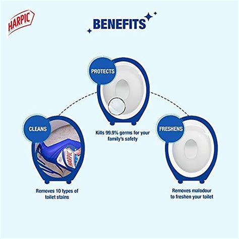 Harpic Power Plus Original Toilet Cleaner, 200 ml Price, Uses, Side ...