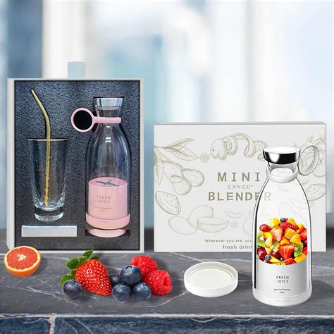 Buy Personal Blender Set, Fresh Juice Blender, Portable Blender with 4 ...