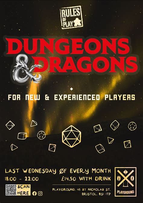 Dungeons & Dragons Adventurers League Bristol, Playground Coffee & Bar ...