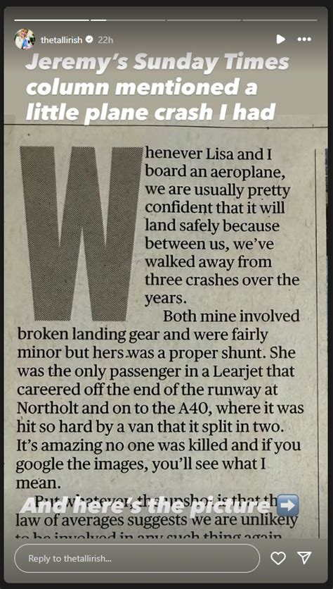 Clarksons Farm Lisa Hogan shares plane crash horror