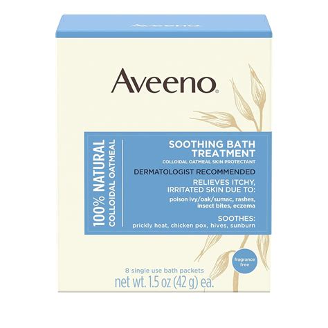 Amazon.com : Aveeno Soothing Oatmeal Bath Treatment 8 ct, 3pk : Bubble ...