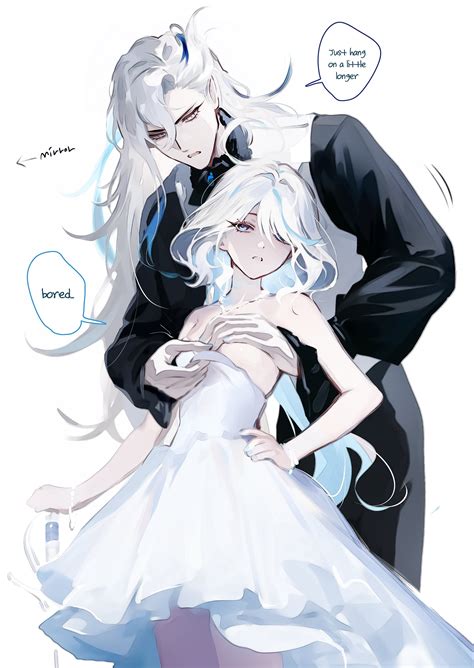 furina and neuvillette (genshin impact) drawn by godwkgodwk | Danbooru