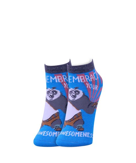 5pk Kung Fu Panda Face Design Socks – Mustang Socks