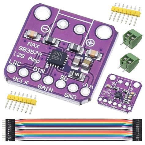 Arduino Audio Amplifier Max98357 I2S Digital Audio Amplifier Module ...
