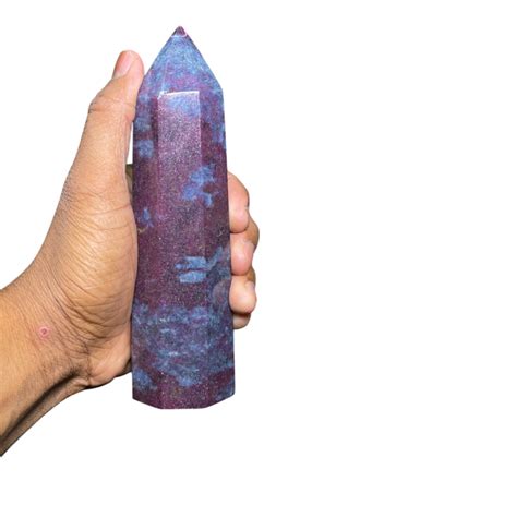 Ruby Corundum Tower – CrystalCaveIndia
