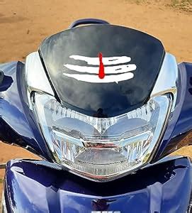 Claw cuts - Mahadev Tilak Sticker for Car & Bike, Reflective and ...
