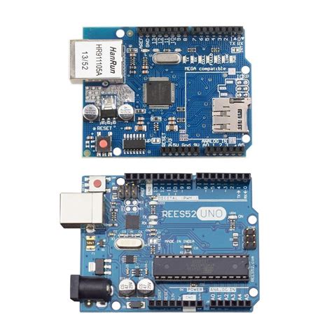 REES52 UNO R3 + Ethernet Shield W5100 Starter Kit for Arduino Mega2560 ...