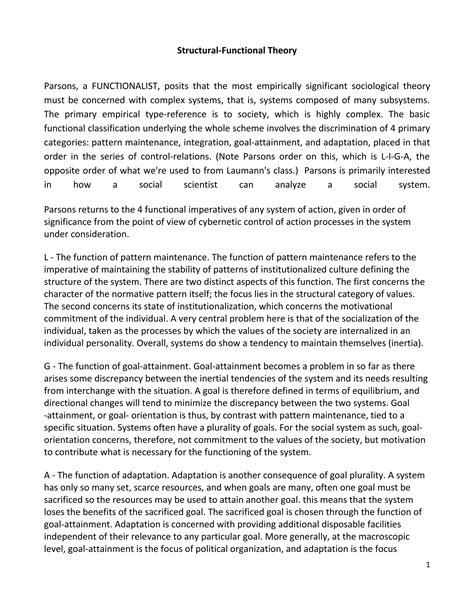 Image result for Structural Functional Theory