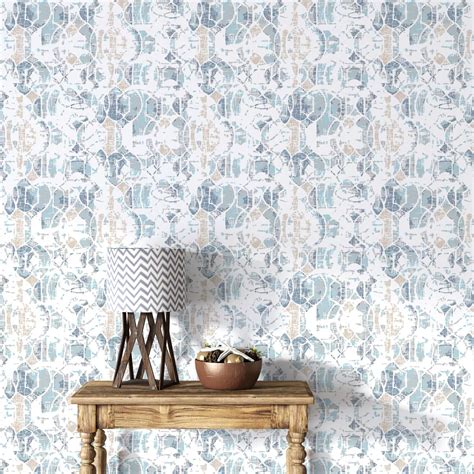 DWELLSINDIA Self |Geometry Texture Repeat| Adhesive Wallpaper Peel ...