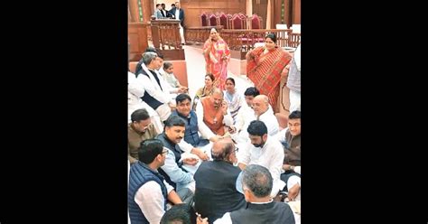 Ruckus in Assembly! Six Cong MLAs suspended over ‘indecent behaviour’