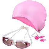 Buy Aurion 2525 Swimming Kit with Ear Protection Cap, Youth (Grey ...