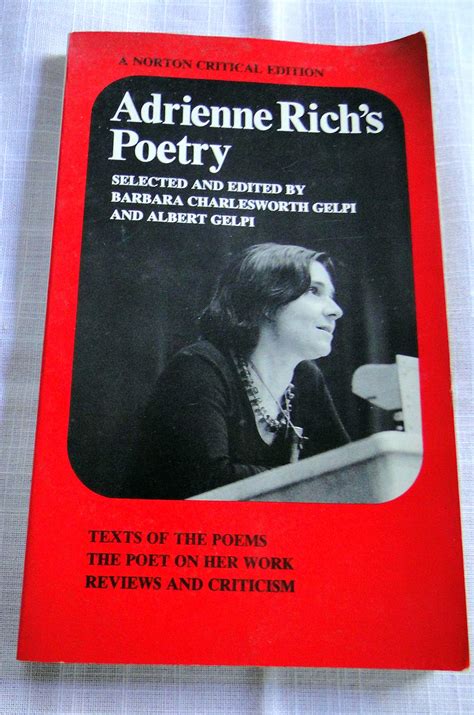 Adrienne Rich's Poetry by Adrienne Rich | Goodreads