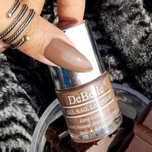 Buy Debelle Gel Nail Polish Woody Chocolate (Light Chocolate Brown Nail ...