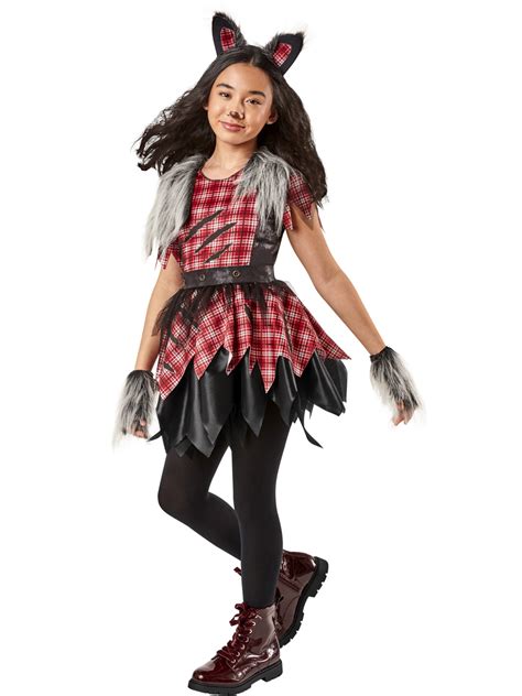 Girl Werewolf Costume For Kids