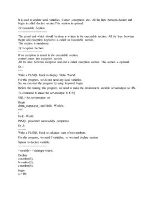 Image result for PL SQL How Many Chapters