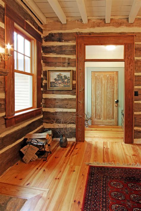 Log Cabin Interior Wall