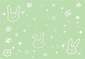 Image result for Bunnies Flowers Background