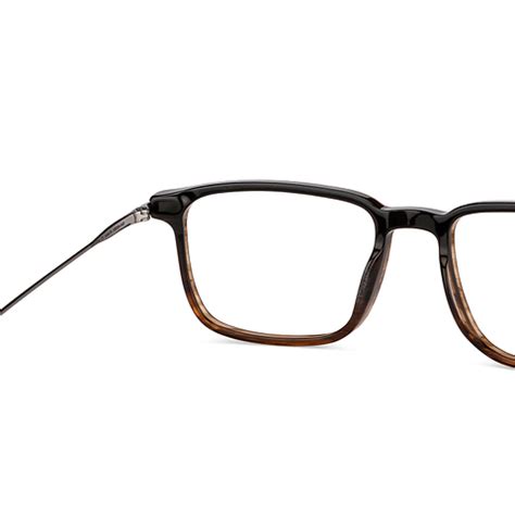 Brown Silver Full Rim Square John Jacobs Rich Acetate JJ E13744-C1 ...