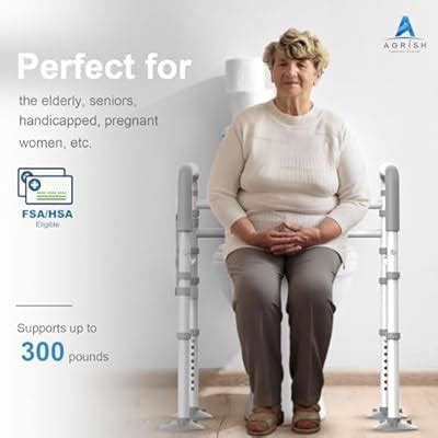 Agrish Toilet Safety Rails - FSA/HSA Eligible India | Ubuy