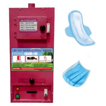 Buy V S ELECTRONICS SANITARY PAD INCINERATOR |SANITARY PAD |FACE MASK ...