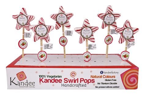 Kandee Starz - Classic Strawberry - Pack of 6 Pops – kandee factory online