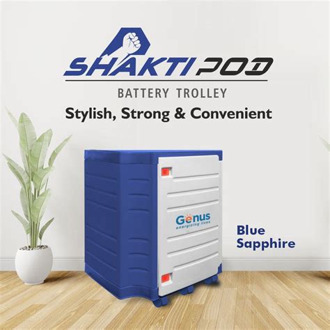 Genus Shakti Pod-Strong & convenient inverter battery trolley – Genus ...