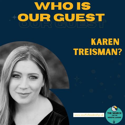 Our Guest this week is clinical psychologist DR KAREN TREISMAN. | The ...