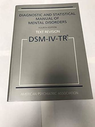 Buy DSM-IV-TR: Diagnostic and Statistical Manual of Mental Disorders ...