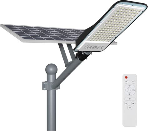 COORHEIX 300W Solar Street Lights Outdoor with Motion Sensor India | Ubuy