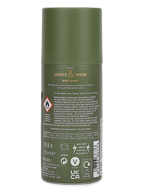 Buy Bergamot & Cedarwood Body Spray 150ml at Marks & Spencer