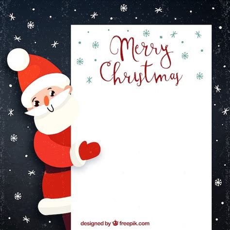 Christmas character with letter | Free Vector