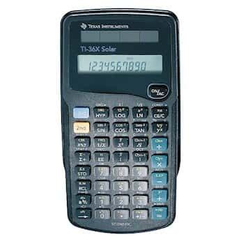 Texas Instruments Scientific Calculator, Solar/Battery Powered - Cole ...